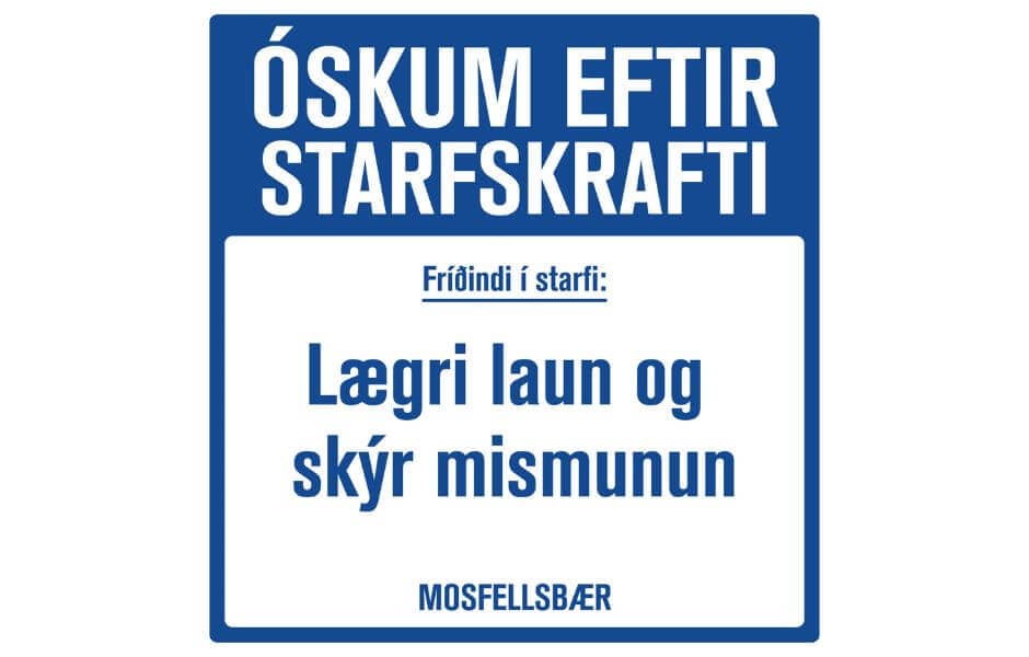 Kosning um frekari verkföll í Mosfellsbæ